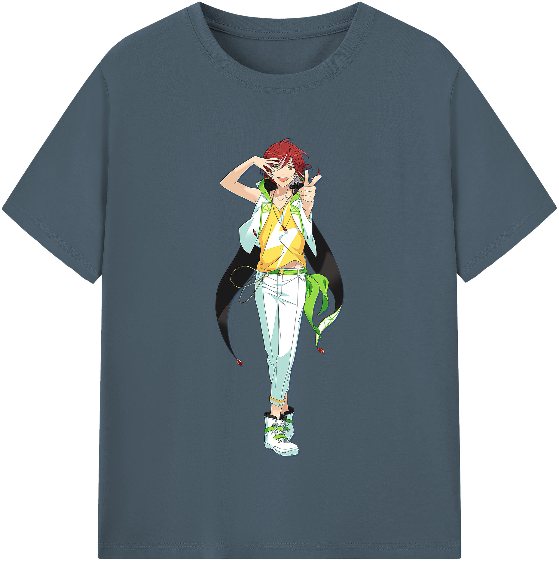 （画像用） あんさんぶるスターズ! Ensemble Stars 綿100％半袖Tシャツ（フロントプリント）